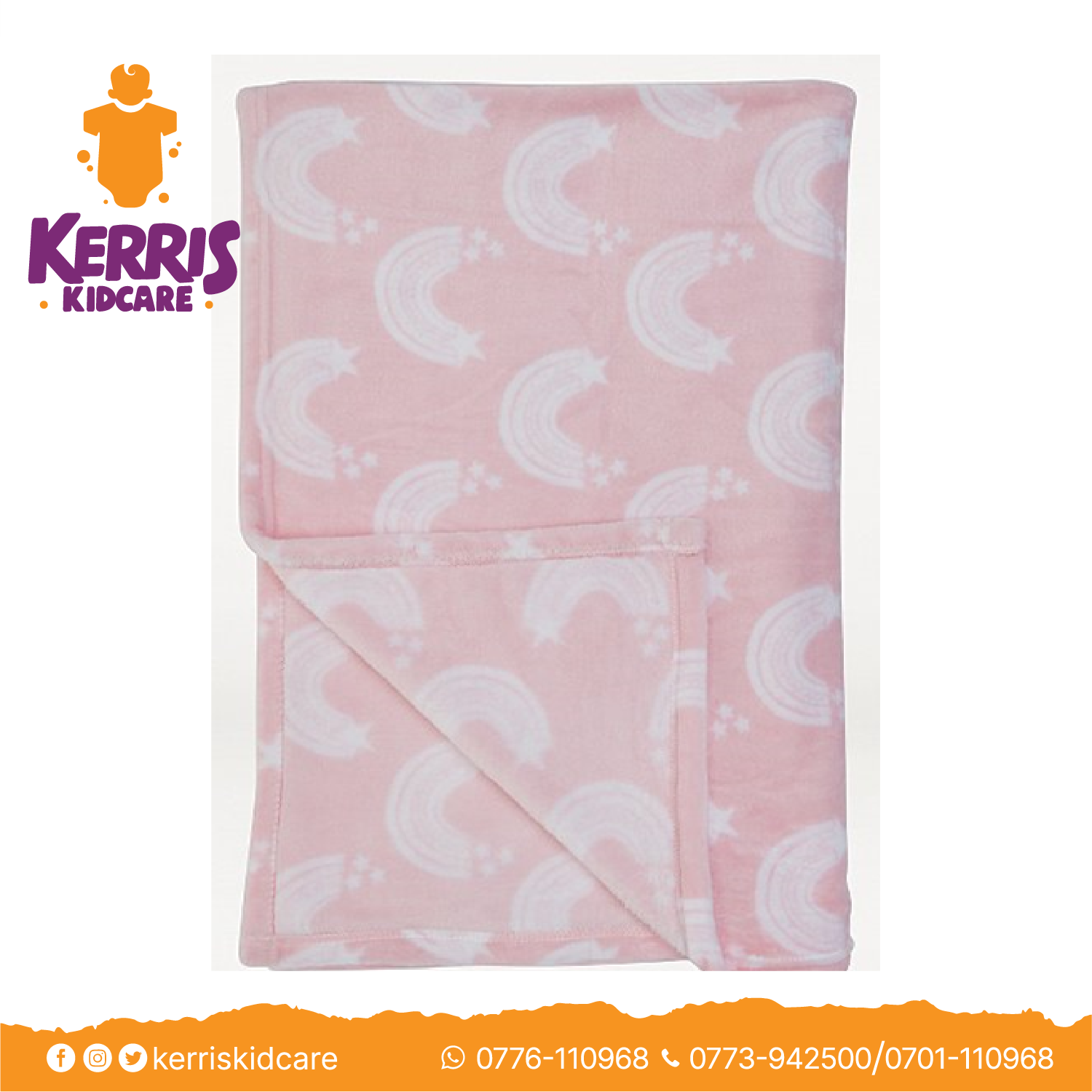 Pink Rainbow Print Fleece Toddler